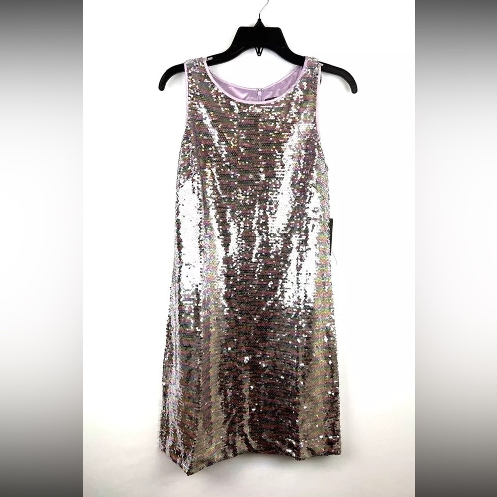 Vince Camuto Womens Sequined Mini Body Dress Size 6